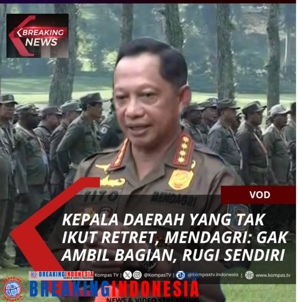 Menteri Dalam Negeri Tito Karnavian Mengingatkan Setiap Kepala Daerah Punya Tanggung Jawab Kepada Rakyat, Bukan Partainya
