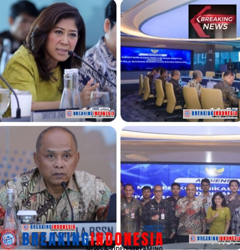 Kepala Badan Siber dan Sandi Negara ( BSSN ) Membahas Sinergitas Antar Lembaga