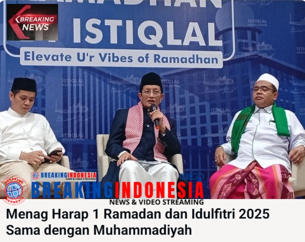 Menag Harap 1 Ramadhan dan Idul Fitri 2025 Sama Dengan Muhamadiyah