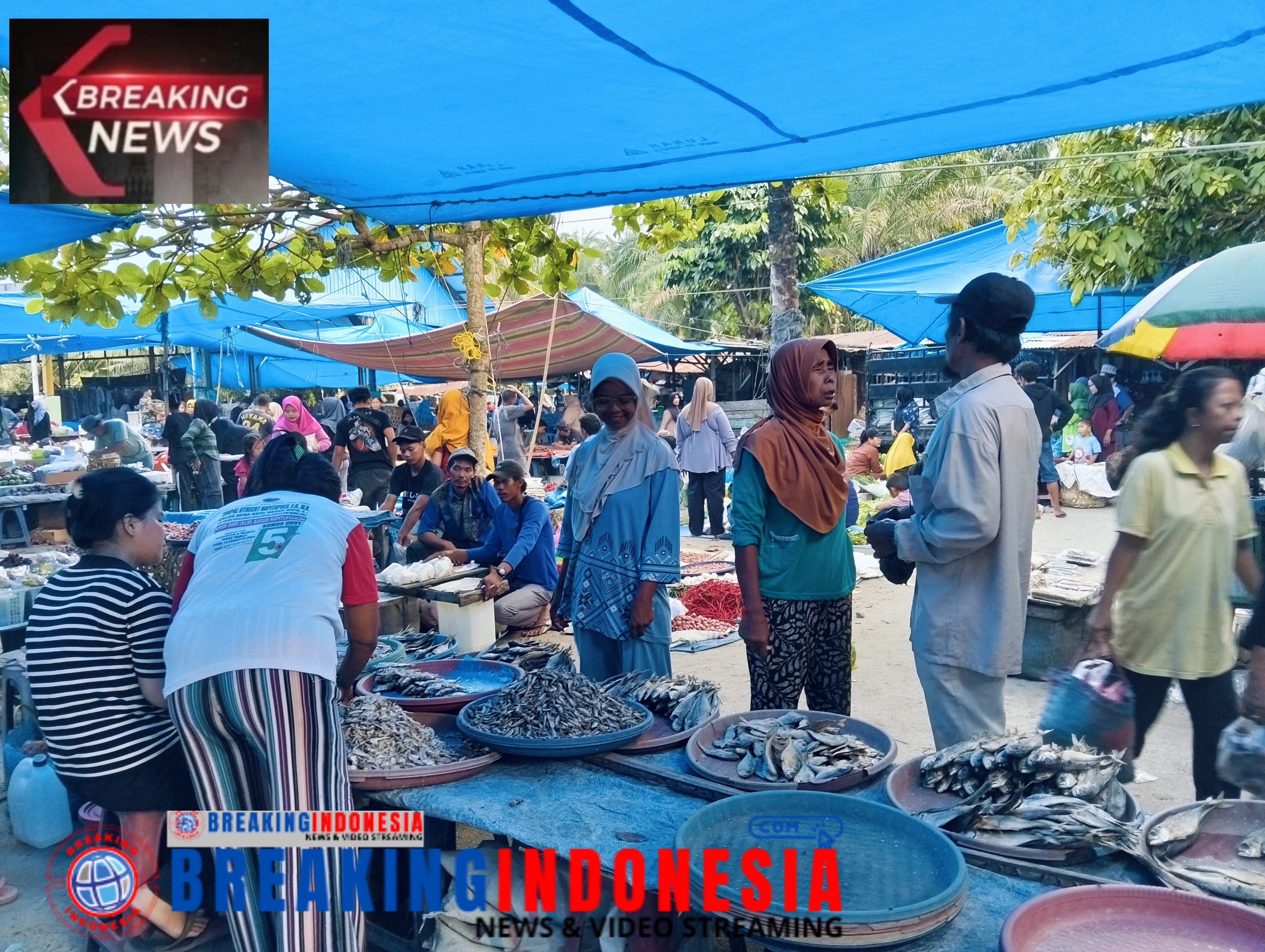 Pasar Tradisional Desa Rawa Sari,Pusat Belanja Warga Masyarakat 7 Dusun