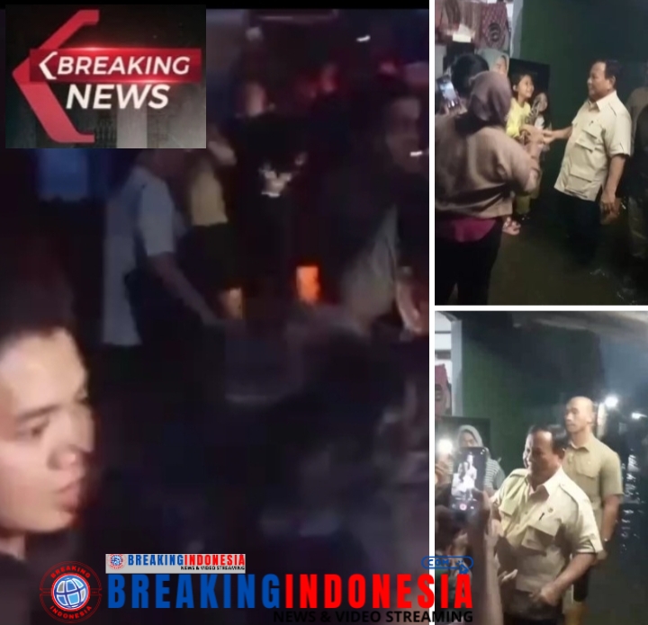 Presiden Prabowo Subianto Kunjungi Korban Banjir di Babelan, Warga Harap Bantuan Merata