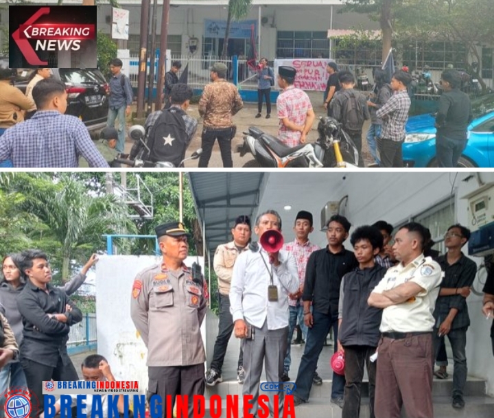 Puluhan Mahasiswa Geruduk PT. Pelni Diduga Tidak Transpara Terbuka Soal MOU ke Wisan