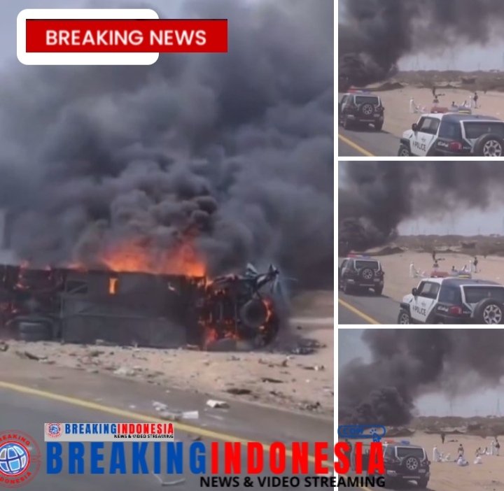 Kecelakaan Bus Jemaah Umroh di Arab Saudi