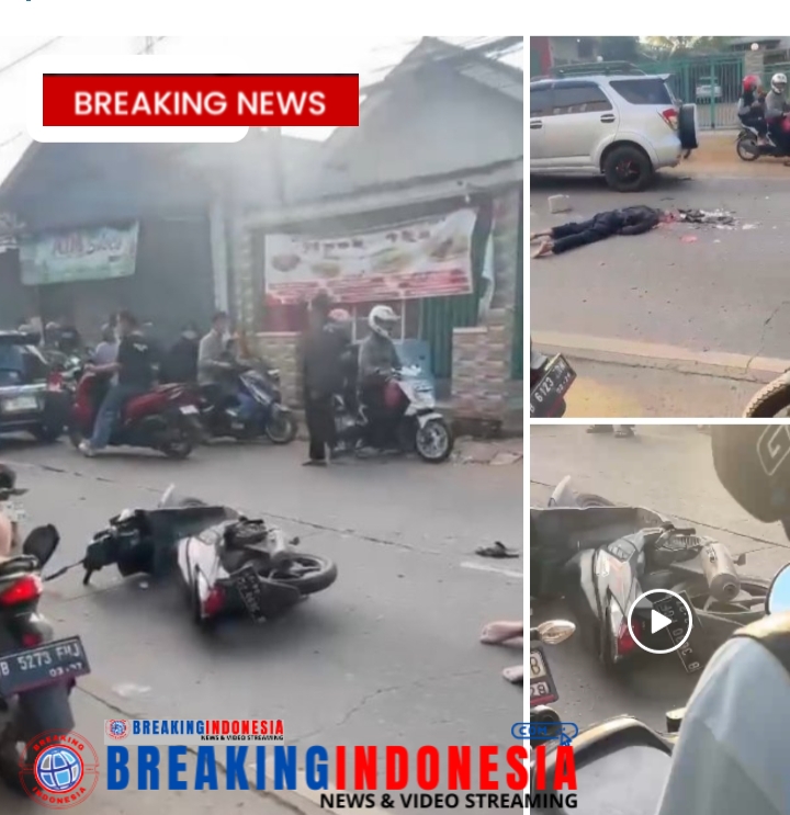 Pemotor Tewas Terlindas Truk Crane di Jalan Raya Seru, Cikarang Barat