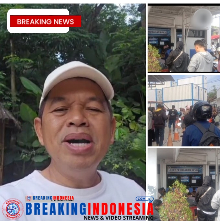 Pasca Liburan Lebaran Antrian Wajib Pajak Padati Samsat Kabupaten Bekasi