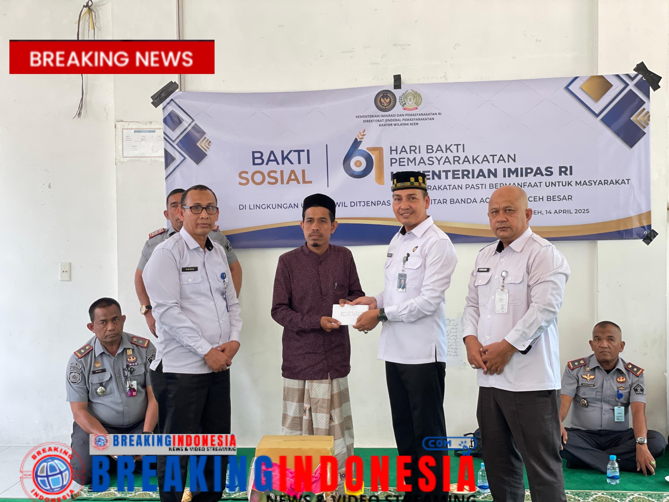 Kanwil Ditjenpas Aceh Tebar Kepedulian Lewat Bakti Sosial di Dayan Nurul Huda