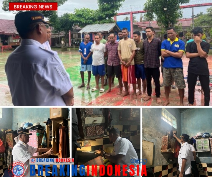 Lakukan Deteksi Dini Lapas  Idi Laksanakan Razia Blok Hunian Warga Binaan