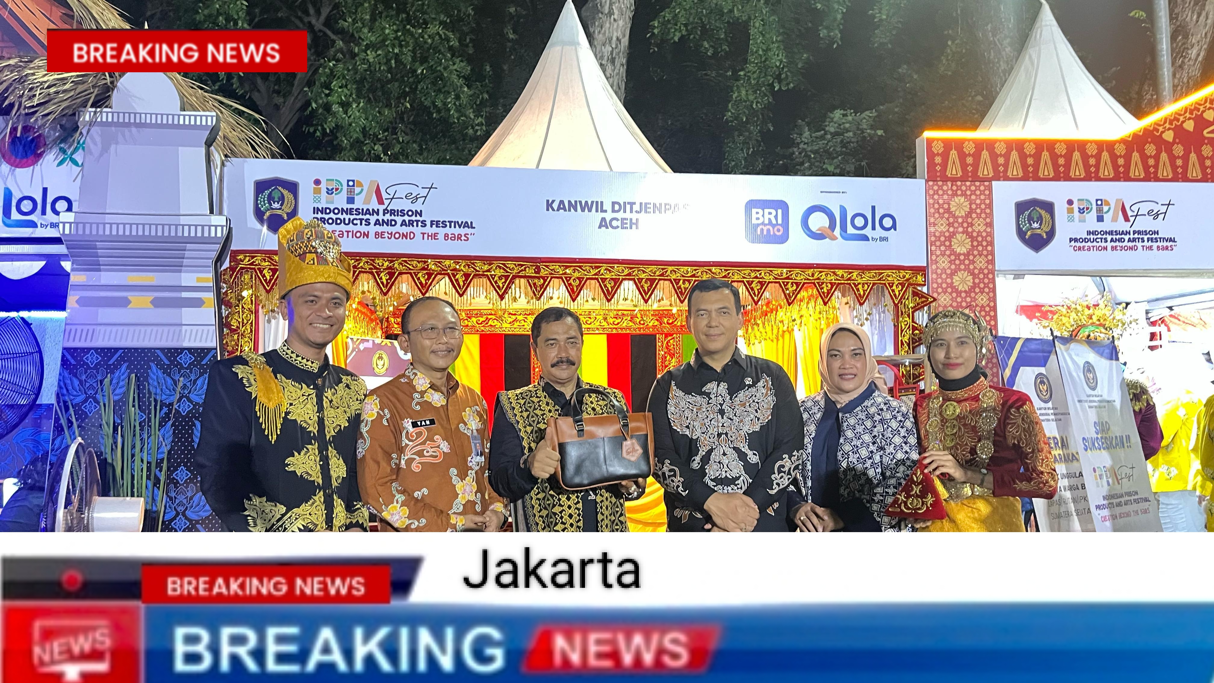 Stand Kanwil Ditjenpas Aceh Pukau Pengunjung IPPAFest  Karya Warga Binaan Berhasil Curi Perhatian