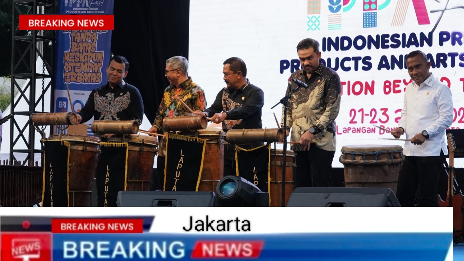 Nusakambangan Panen Perdana Bangun Lumbung Ketahanan Pangan