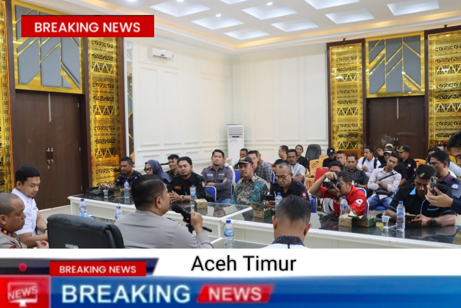 Menjabat Kapolres Aceh Timur AKBP Irwan Kurniadi S.I.K. Gelar Silaturahmi Dengan Wartawan