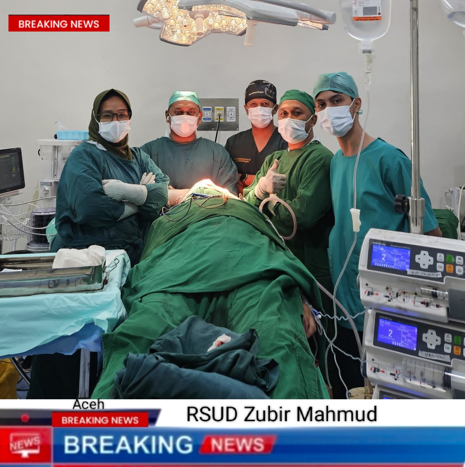 RSUD ZUBIR MAHMUD Sukses Lakukan Operasi Tumor Otak Pertama