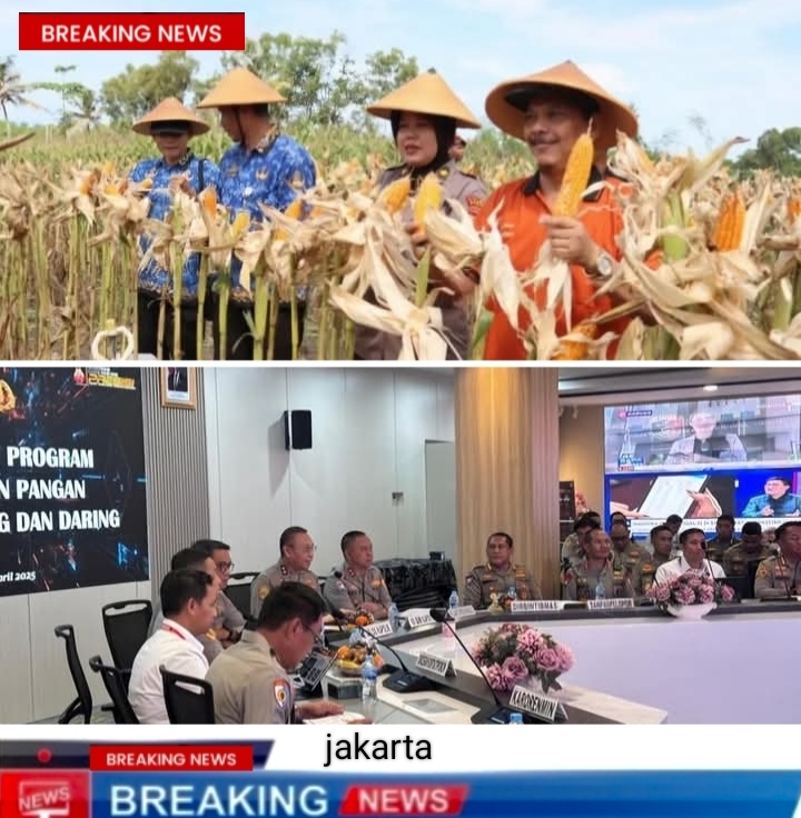 Melalui Gugus Tugas Polri Mendukung Ketahanan Pangan