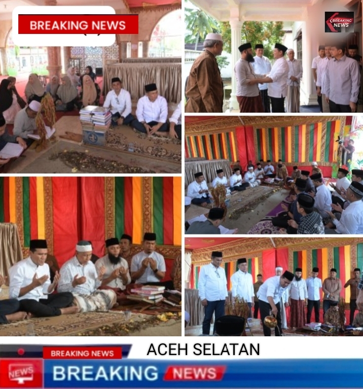 Wagub Fadhlullah dan Istri Takziah ke Rumah Duka Abati Bakongan
