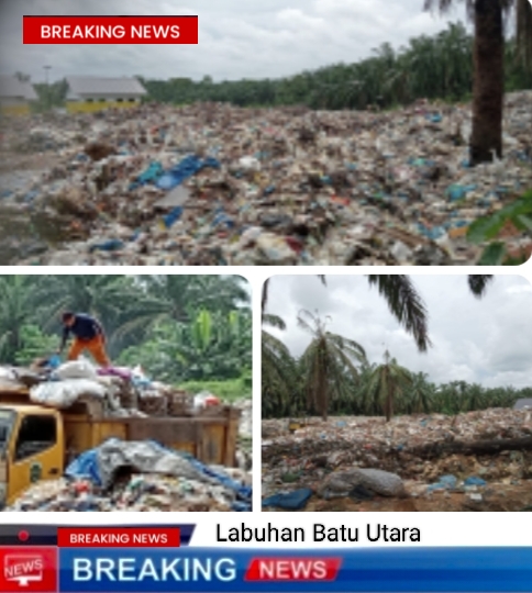 Pemerintah kabupaten Labura Diduga Tidak Serius Mengelola Sampah Masyarakat