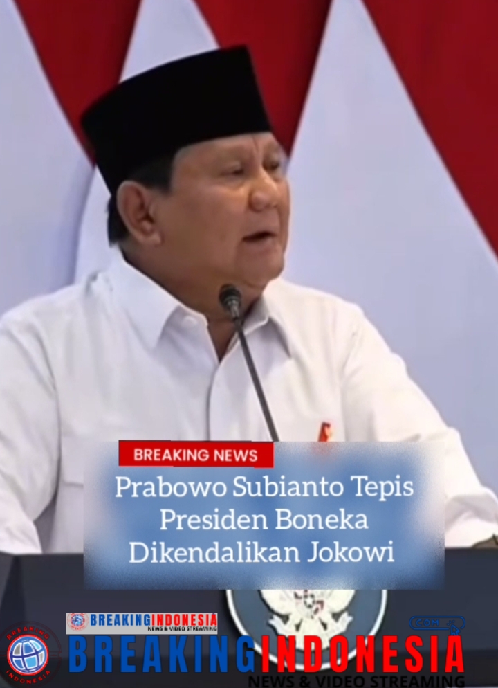 Prabowo: Saya Dibilang Presiden Boneka Jokowi, Tidak Benar