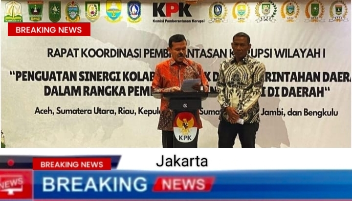Tegas: Pemerintah Aceh dan KPK Siap Bersinergi Lakukan Berantas Korupsi