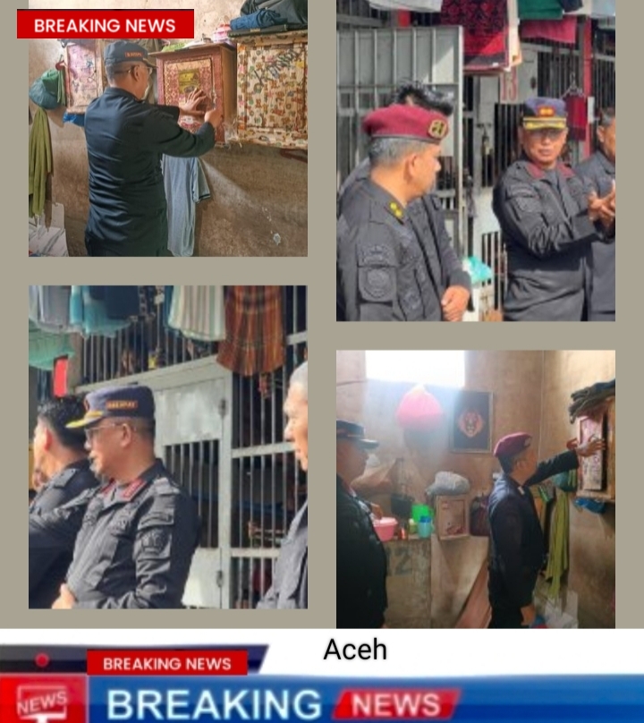 Komitmen Berantas Narkoba Lapas Idi Lakukan Razia Blok Hunian
