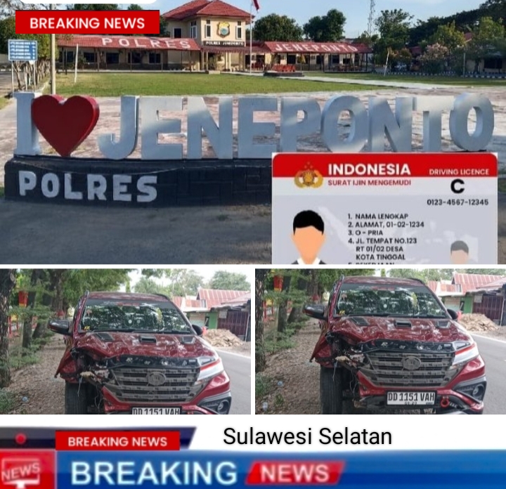 Diduga Punya Hubungan Keluarga Dengan Korban Kanit Gakkum Polres Jeneponto Tabrak Pasal 18(1) UU.No 14 Tahun 1992