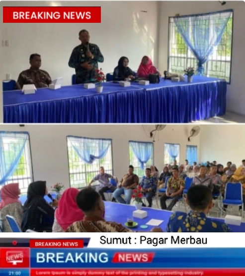 Camat Pagar Merbau Gelar Rakor Perdana, Kejar Target Wujudkan Visi Misi Bupati