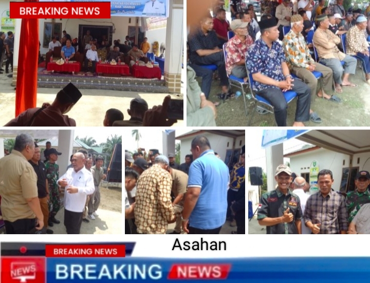Bupati Asahan Bersama Wakil Mengunjungi Warga Masyarakat Terdampak Banjir di Desa  Sei Dua Hulu