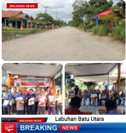 Masyarakat Desa Sukarame Baru Kabupaten Labura Rindu Akan Aspal Jalan