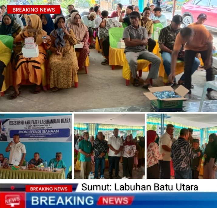 Reses DPRD Labuhan Batu Utara Jon Efendy Siahaan Fraksi PAN Dapil 1 Kualuh Hulu Masa Persidangan 2024 -2025