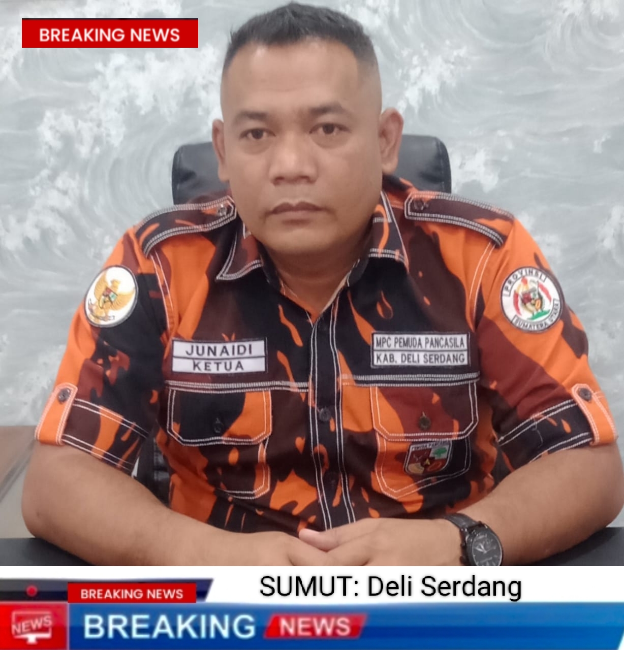Dua Jaksa di Bacok, Ketua Pemuda Pancasila Deli Serdang Angkat Suara