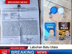 Dikeroyok Hingga Babak Belur, Seorang Wartawan di Kabupaten Labura Buat Laporan ke Polsek Kualu Hulu