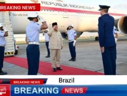 Presiden Prabowo Subianto Tiba di Air Base Galeao Rio De Jeneiro Brasil