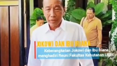 Jokowi Hadiri Reuni Fakultas Kehutanan UGM