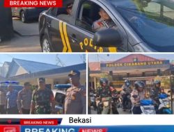 Polsek Cikarang Utara Gelar Patroli Gabungan TNI -POLRI dan Satpol PP