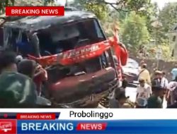 Kecelakaan Bus Rombongan Nakes di Probolinggo Usai Liburan ke Bromo