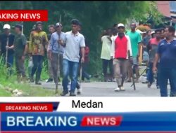 Bentrok Sengit Pecah di Medan Polonia, Diduga Akibat Penyerobotan tanah