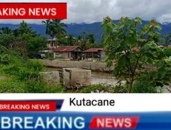 Irigasi Babel Baru di Aceh Tenggara Rusak Parah, Petani Empat Desa Terancam Gagal Panen dan Konflik