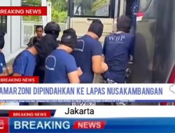 Detik – detik Amar Zoni Dipindahkan ke Nusakambangan Dengan Mata Tertutup