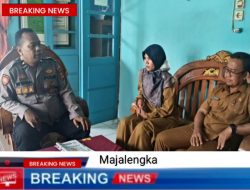 Panit Samapta Polsek Jatiwangi Sabangi Sekolah, Upaya Antisipasi Tawuran dan Gangguan Kamtibmas