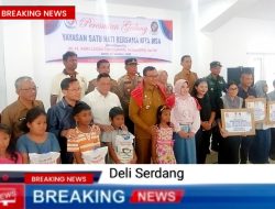 Bupati Deli Serdang Dr.Asri Ludin Tambunan Resmikan Gedung Baru Yayasan Satu Hati Bersama Kita
