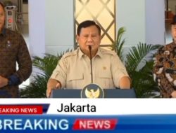 Prabowo Subianto, Tidak Usah Khawatir Ribut – ribut Whoosh, Saya Tanggung Jawab