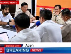 Rapat Terbatas Khusus di Pos Pendamping Nasional Penanganan Bencana Alam