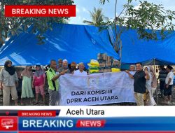 Komisi III DPRK Aceh Utara Salurkan 2 Ton Bantuan Sembako Untuk Korban Banjir