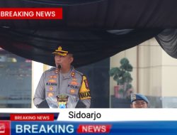 Polresta Sidoarjo Gelar Apel Siaga Pastikan Pengamanan Ibadah Natal Berjalan Aman dan Kondusif