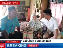 BAZNAS Labuanbatu Selatan Salurkan Bantuan Sembako, Ringankan Beban Lansia