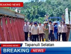 Prabowo Tinjau Pembangunan Jembatan Bailey Sungai Garoga