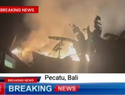 Percikan Kembang Api Picu Kebakaran Hebat di Bali