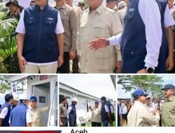 Presiden Prabowo Tinjau Pembangunan Rumah Hunian Danantara di Aceh Tamiang