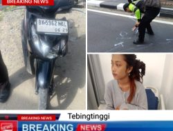 Satlantas Polres Tebing Tinggi Tindaklanjuti Kecelakaan Lalulintas Dua Orang Luka