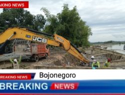 Menghadapi Dinamika Alam Bengawan Solo,PU SDA dan Kontraktor Susun Perbaikan Lanjutan