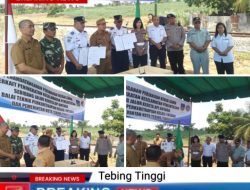 Kasat Lantas Polres Tebing Tinggi Hadiri Penandatanganan MoU Pemko Tebing Tinggi Balai Teknik Perkeretaapian