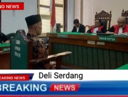 Mantan Kepala SMKN 1 Pancur Batu Divonis 17 Bulan Penjara Kasus Korupsi Dana Bos