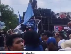Ribuan Massa Demo Kantor Walikota Medan